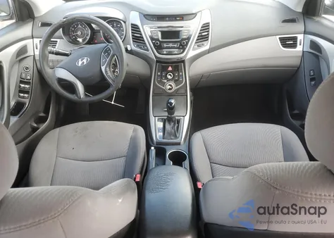 2016 Hyundai Elantra Se z USA, uszkodzony, nr VIN 5NPDH4AE1GH767915